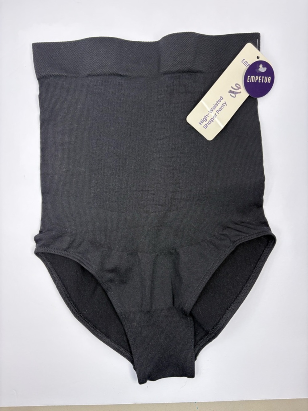 Shapermint Empetua High Waisted Shaper Panty Black Seamless Size S NWT